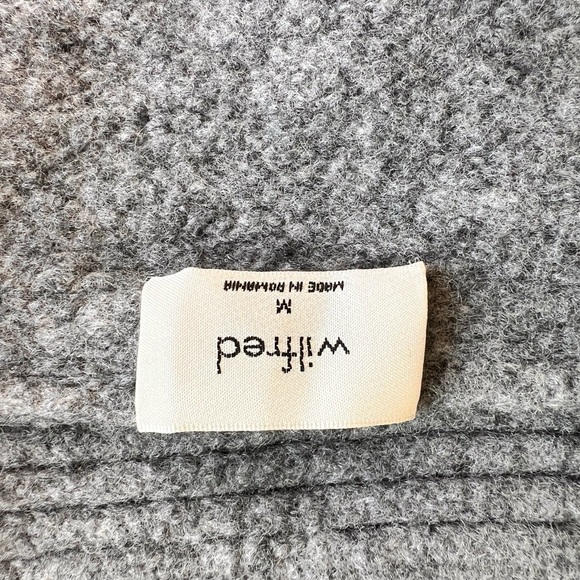 Wilfred Gray V-Neck Button Front Cardigan - Picture 3 of 5